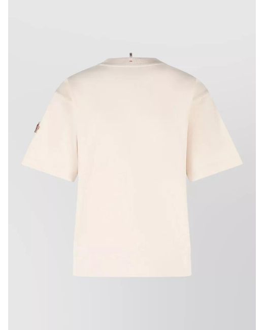 Moncler Natural Cotton T-Shirt