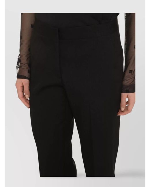 Jil Sander Black Wool Cropped Trousers