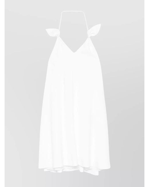 Loewe White Halterneck Midi Dress