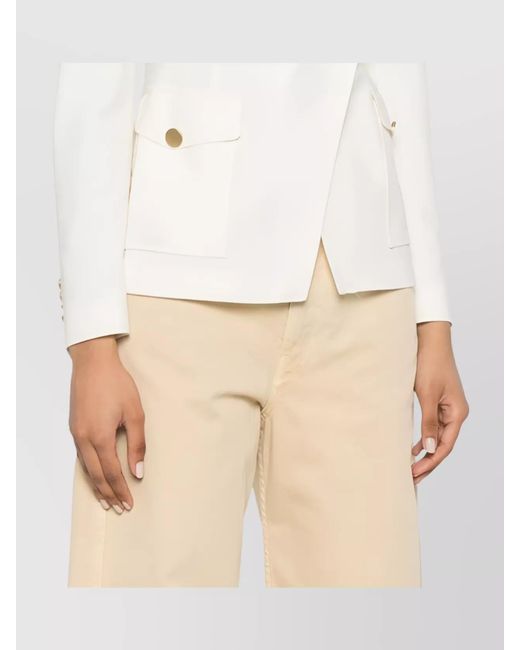 Tagliatore White Double-Breasted Blazer