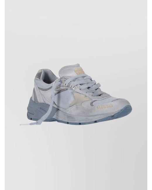 Golden Goose Deluxe Brand Gray Leather Low-Top Sneakers