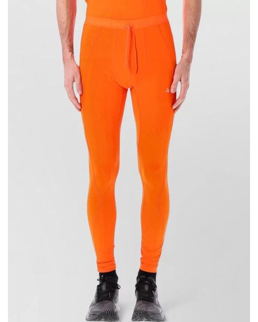 Nike Orange Acg Performance Stretch Fitted Leggings for men