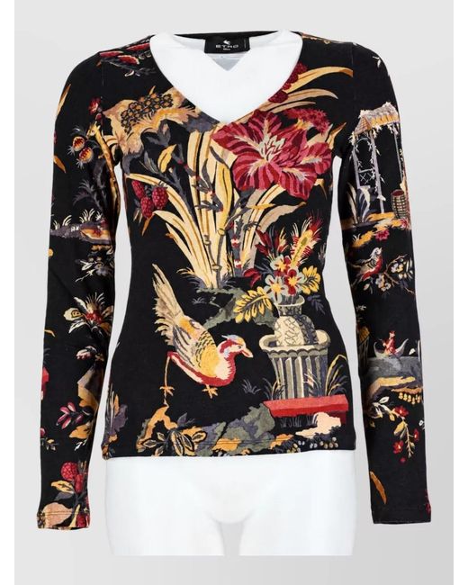 Etro Multicolor Knitted Top