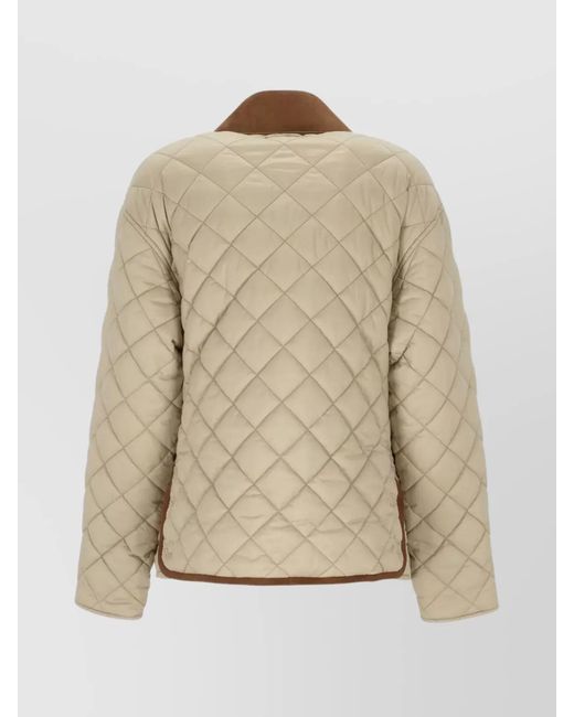 Miu Miu Natural Quilted Puffer Jacket