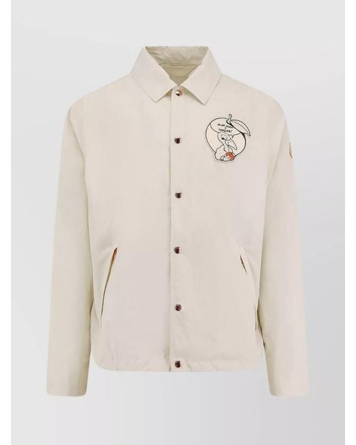 Moncler Genius Natural Cotton Blend Lightweight Jacket for men