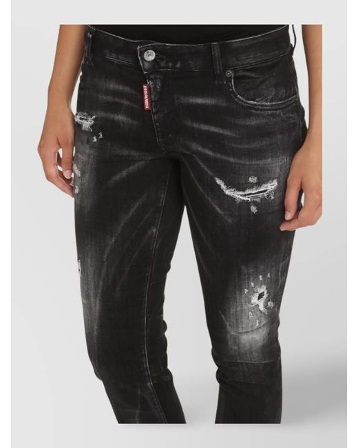 DSquared² Gray Cropped Jeans