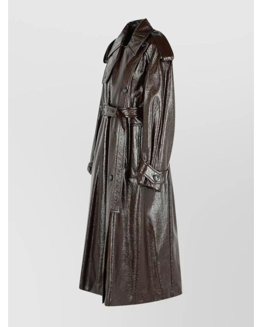 Sportmax Multicolor Cotton Long Trench Coat