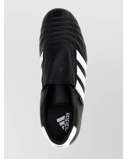 Adidas Originals Blue Leather Slip-On Sneakers
