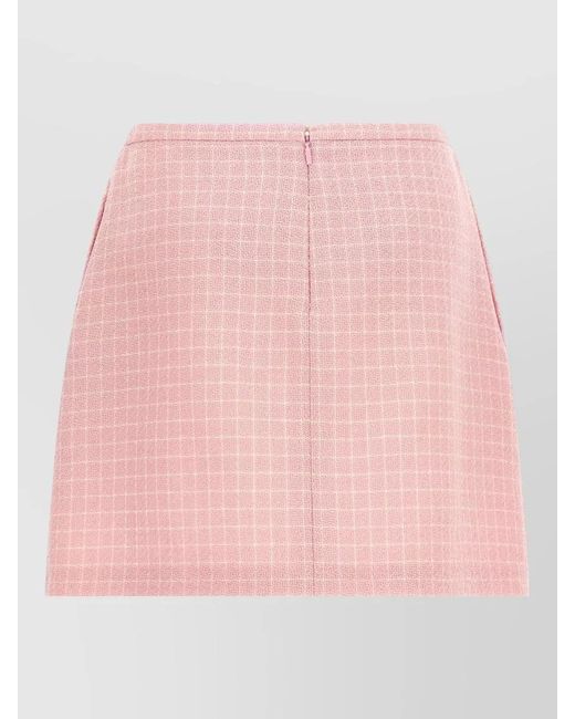 Versace Pink 'medusa '95' Skirt