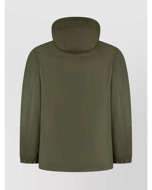 Woolrich Green Hooded Parka for men