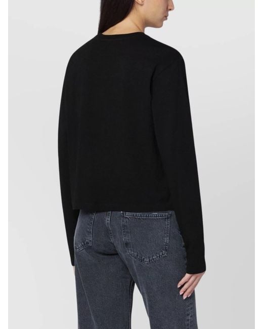 Agolde Black Organic Cotton Top