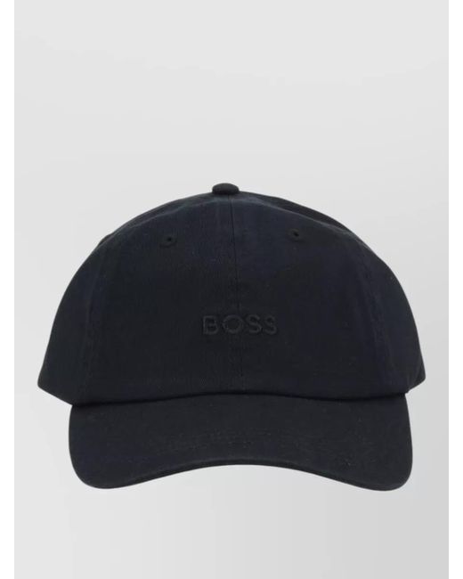 Boss Blue Cotton Cap for men