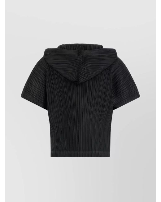 PLEATS PLEASE ISSEY  polyester Dot Pattern Sleeveless Long one piece setup Long sleeve cardigan with gradient PP71-J0792/ PP71-JH796  blue 3 main image 0