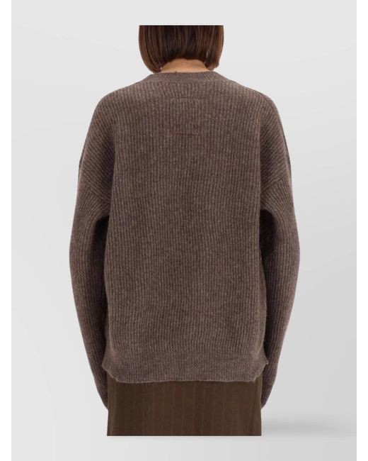 Uma Wang Brown Raccoon Fur Jumper