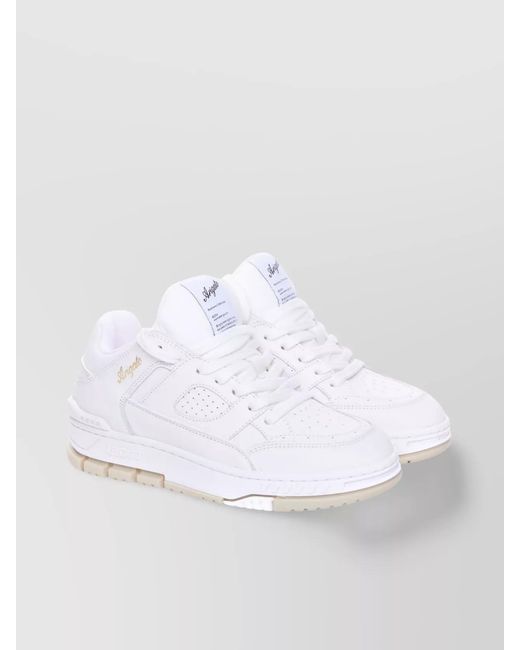 Axel Arigato White Leather Low-Top Sneakers