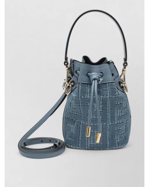 Fendi Blue Bucket Bag