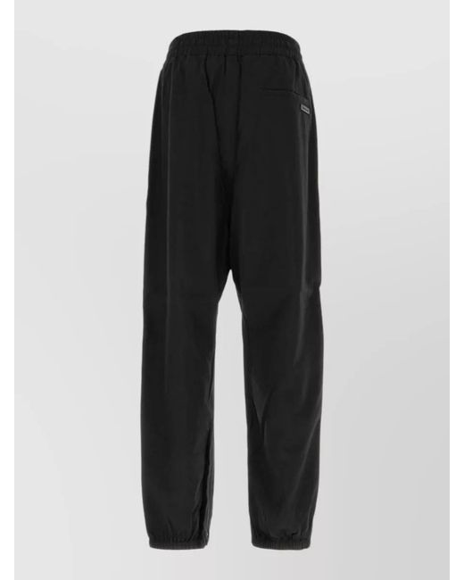 Fear Of God Black Technical Jogger Pants Elastic Cuffs Back Pocket for men