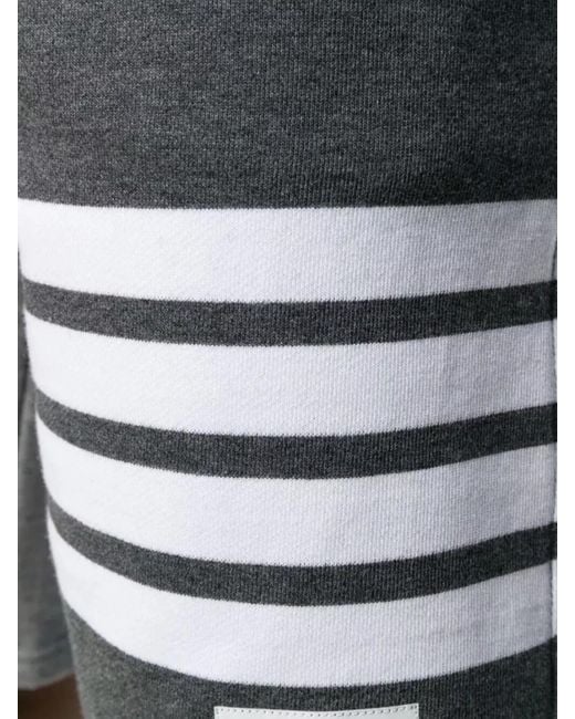 Thom Browne Gray Cotton Tailored Shorts for men