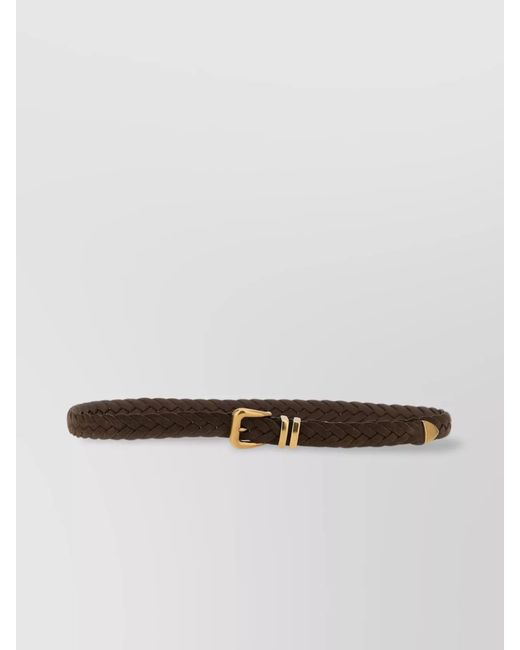 Brunello Cucinelli Multicolor Leather Woven Belt for men