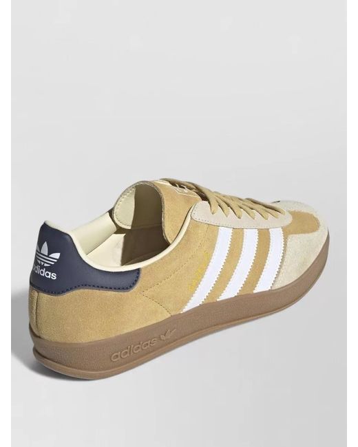 Adidas Originals Multicolor Suede Sneakers Contrast Stripes Rubber Sole for men