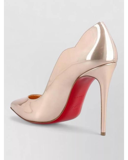 Christian Louboutin Pink Hot Chick Patent Leather Pumps Stiletto