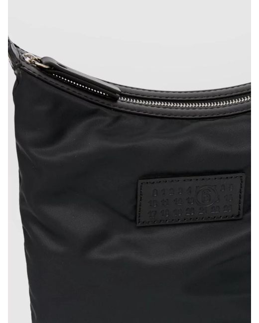 MM6 by Maison Margiela White Rectangular Crossbody Bag Adjustable Shoulder Strap