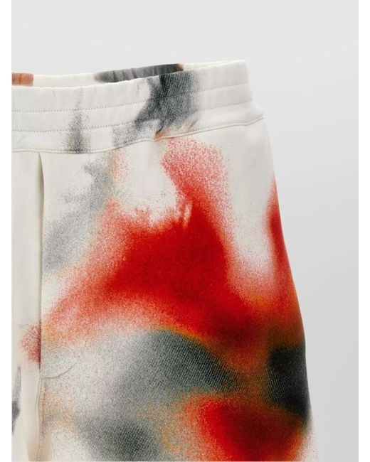 McQueen Cotton Mid-Rise Knee-Length Tailored Shorts for men
