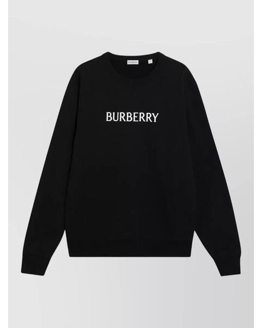 Burberry Black Cotton Slim T-Shirt for men