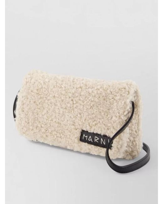 Marni Natural Museo Polyester Crossbody Bag