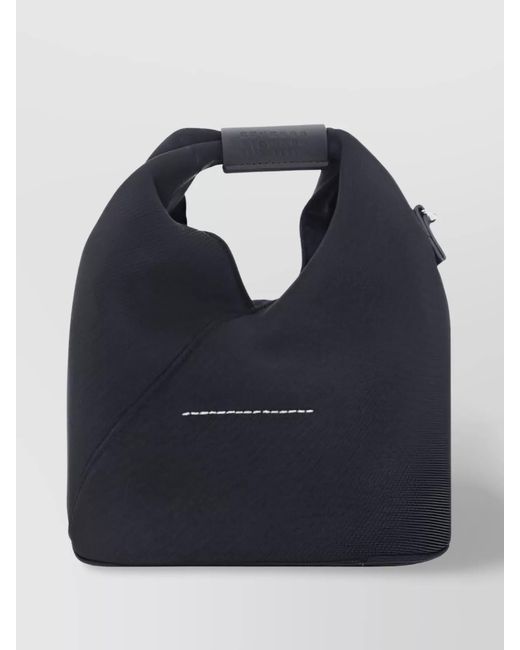 MM6 by Maison Margiela Blue Japanese Mesh Shoulder Bag