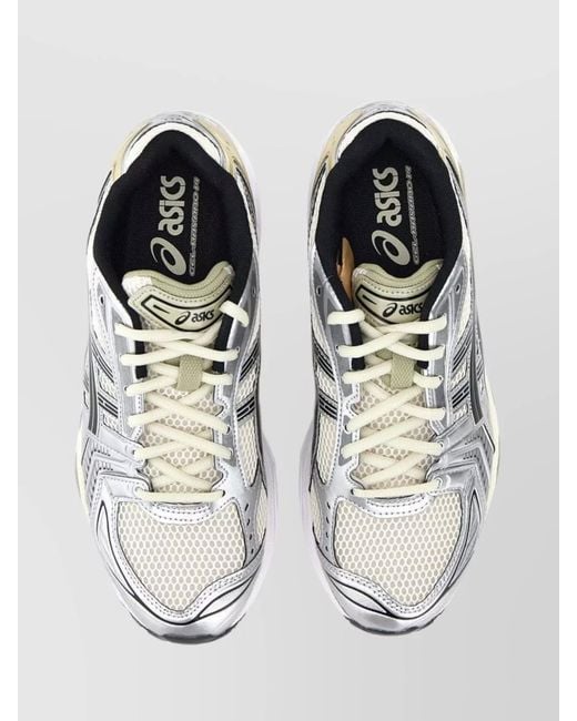 Asics Metallic Kayano14 Block Design Honeycomb Sneakers