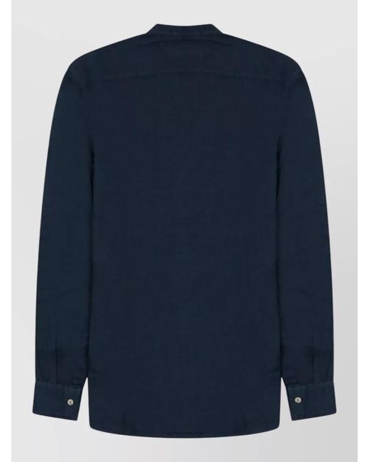 Mc2 Saint Barth Blue Linen Shirt for men