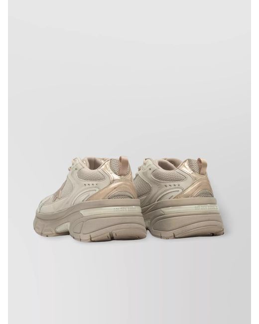 Golden Goose Deluxe Brand Natural Leather Low-Top Sneakers