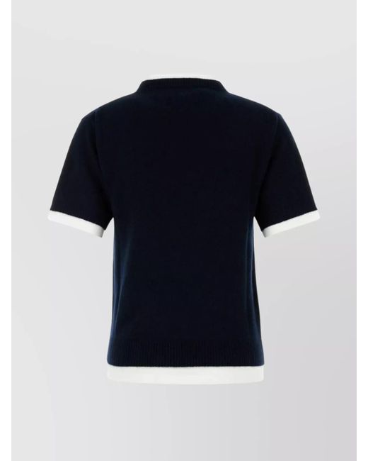 Miu Miu Blue Cashmere Sweater