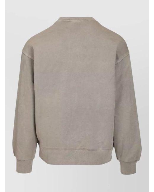 Carhartt Gray Cotton Crewneck Sweatshirt for men