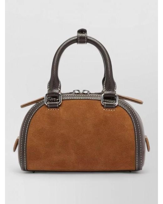 DIESEL Metallic 1Dr Dome Mini Crossbody Bag Adjustable