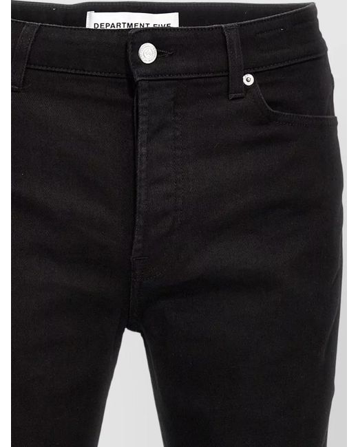 Department 5 Black Drake Denim Jeans Belt Loops Five Pockets for men