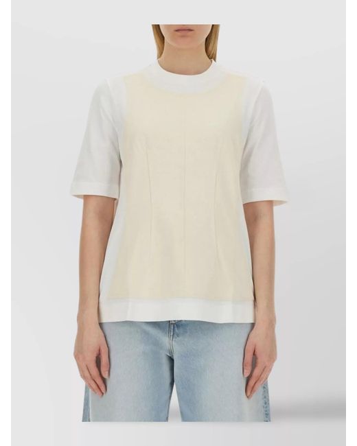Sportmax White Cotton T-Shirt