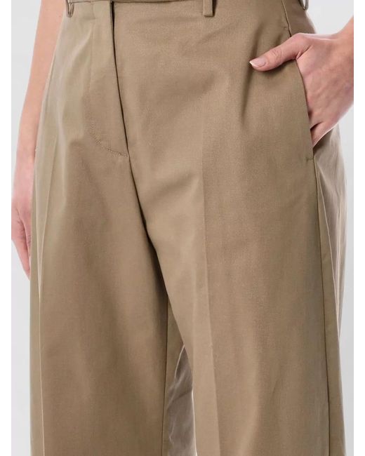 Thelatest Natural Dina High Waist Wide Leg Pants
