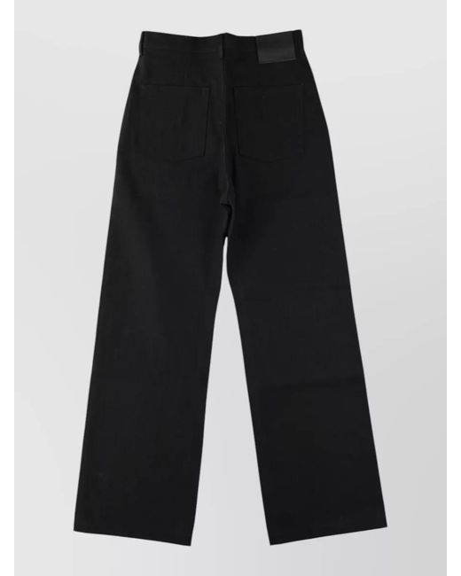 Rick Owens Black Wide-Leg Trousers for men