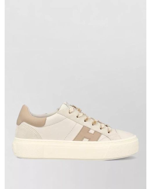 Hogan Natural Silk Low-Top Sneakers