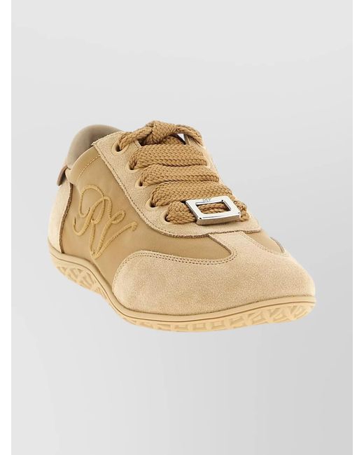 Roger Vivier Multicolor Leather Low-Top Sneakers