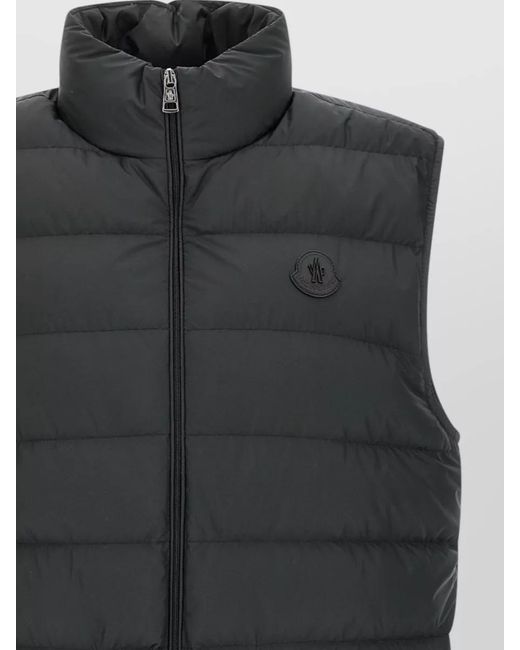 Moncler Black Lechtal Down Padded Vest for men