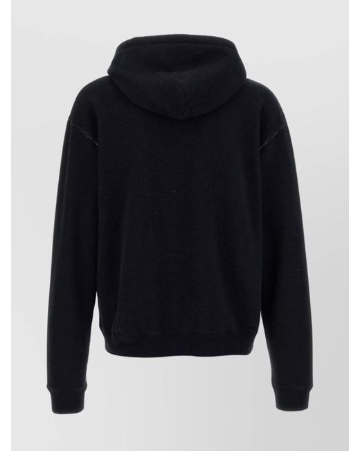 Valentino Garavani Blue Printed Hoodie for men