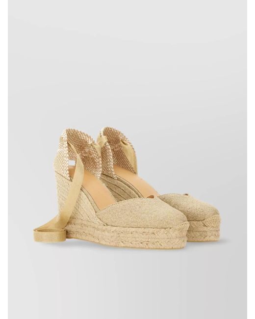 Castaner Natural Linen Espadrilles