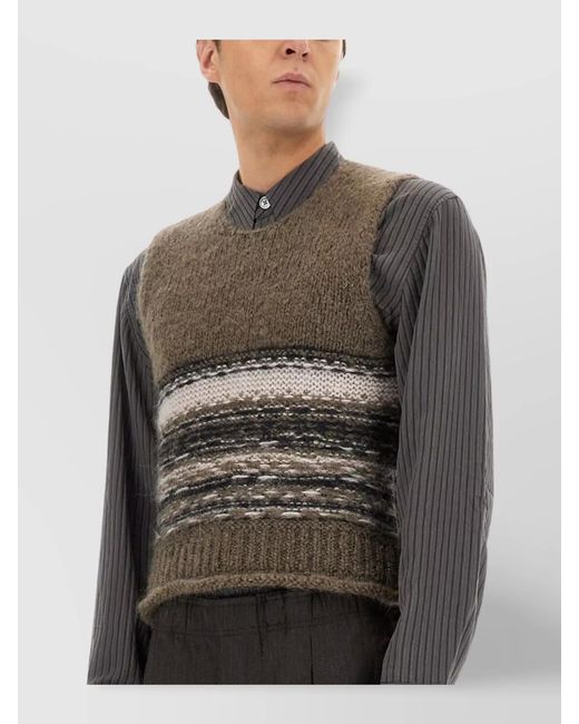 Our Legacy Multicolor Mohair Wool Tank Top for men