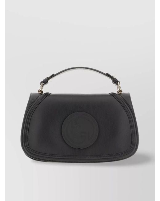 Gucci Black Blondie Medium Leather Shoulder Bag