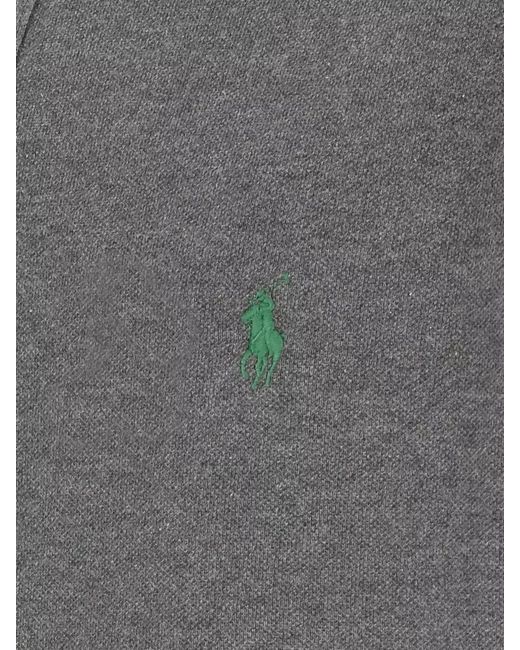 Ralph Lauren Gray Cotton Short-Sleeve Polo Shirt for men