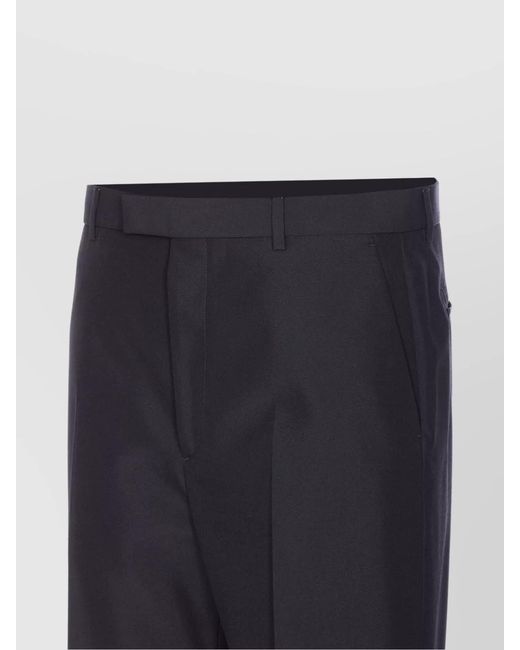 Gucci Blue Tailored Wool Selvedge Pants For for men