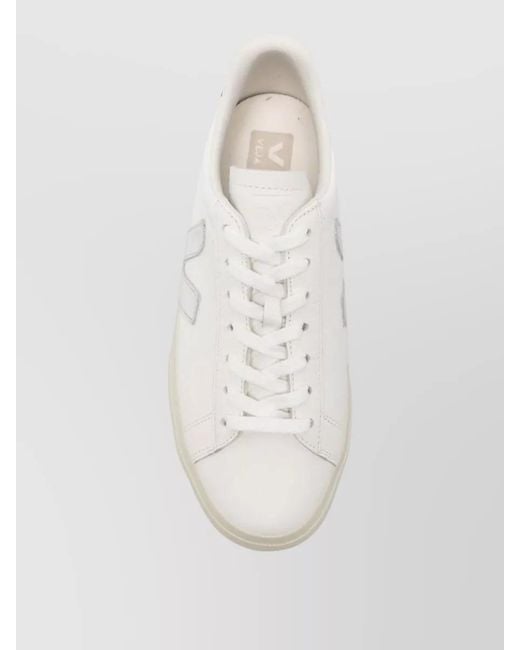 Veja Natural Low Top Lace Up Casual Rubber Sole